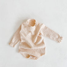 Load image into Gallery viewer, Lace Knitted Long Sleeve Onesie - Cara Mia Kids