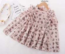 Load image into Gallery viewer, Floral Linen Dress - Cara Mia Kids