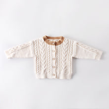 Load image into Gallery viewer, Braided Cardigan Sweater - Cara Mia Kids