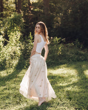 Load image into Gallery viewer, Star and Feather Lace Maxi Skirt - Women - Cara Mia Kids