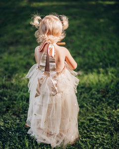 Star and Feather Lace Dress - Cara Mia Kids