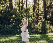 Load image into Gallery viewer, Star and Feather Lace Dress - Cara Mia Kids